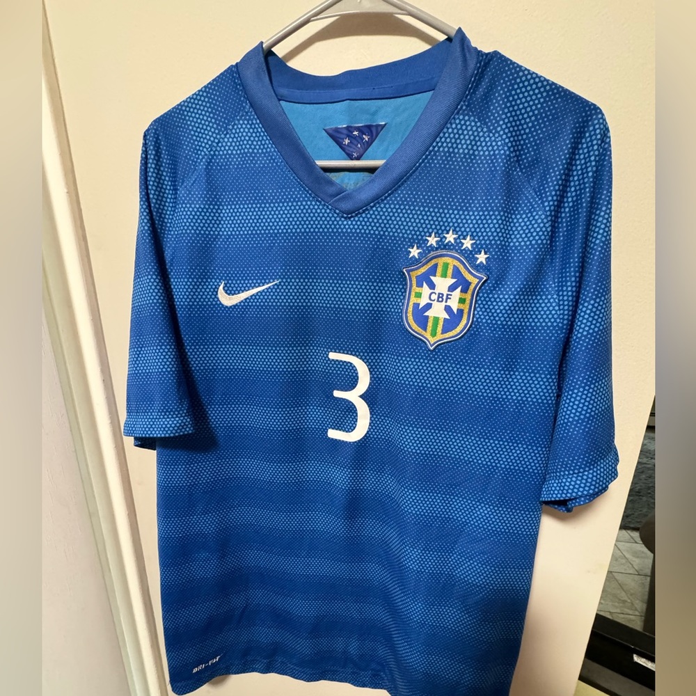 NIKE X BRAZIL 2014 WORLD CUP AWAY SHIRT (T.SILVA 3)